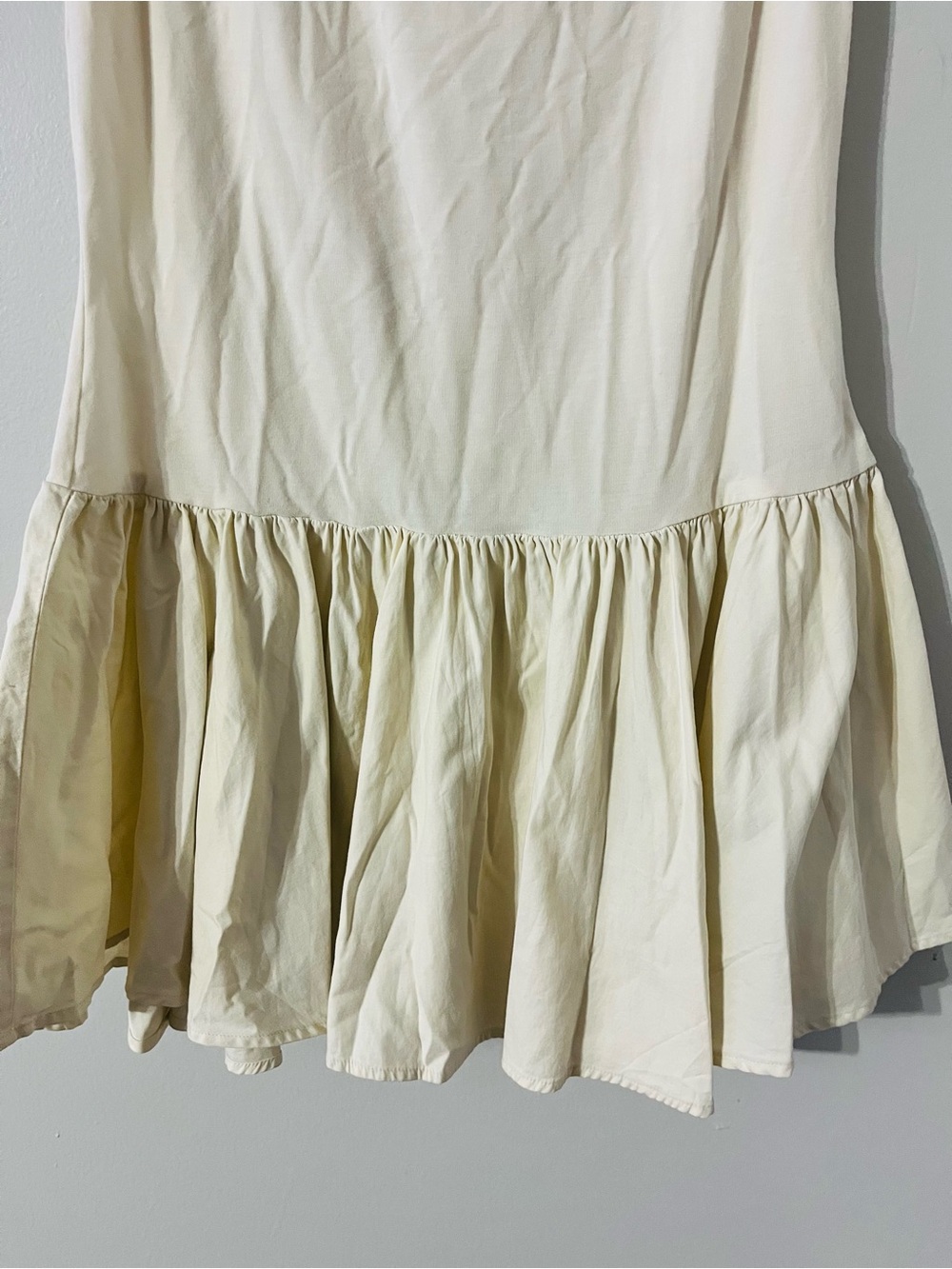Reformation Defina Knit Mini Dress - Sugar Sz M - Picture 7 of 10